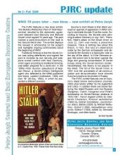 Cover of PJRC Update (no. 2, Fall 2009)