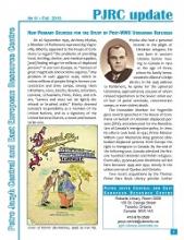 Cover of PJRC Update (no. 11, Fall 2018)
