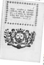 Wood block illustration from Comfort to Sinners (Salonika, 1840)